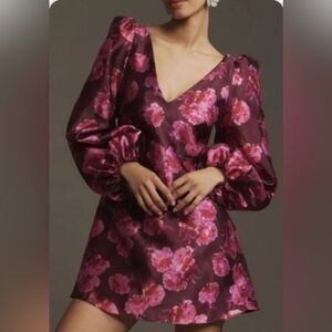 Floral V-Neck BHLDN Dress